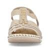 Rieker 66201/62 Beige/Ginger – Komfortabel og Let Damesandal