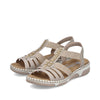 Rieker 66201/62 Beige/Ginger – Komfortabel og Let Damesandal