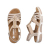 Rieker 66201/62 Beige/Ginger – Komfortabel og Let Damesandal