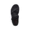 Rieker 68852-00 Sort – Komfortabel Damesandal