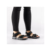 Rieker 68852-00 Sort – Komfortabel Damesandal