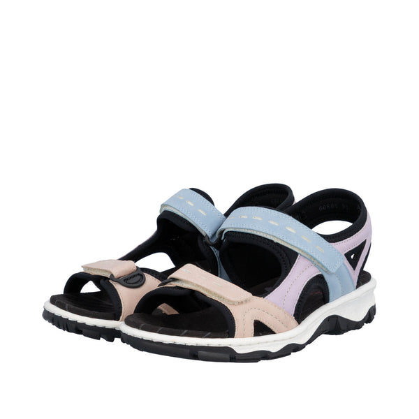Rieker Trackingsandal Multifarve – 68866-93