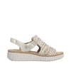Rieker 69276-60 Beige – Komfortabel Damesandal