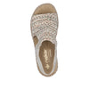 Rieker 69276-60 Beige – Komfortabel Damesandal