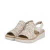Rieker 69276-60 Beige – Komfortabel Damesandal