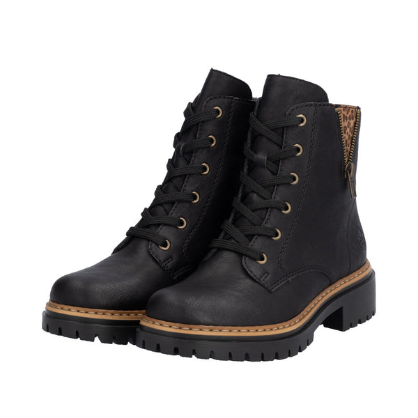 Rieker Damestøvle Sort – 72617-00