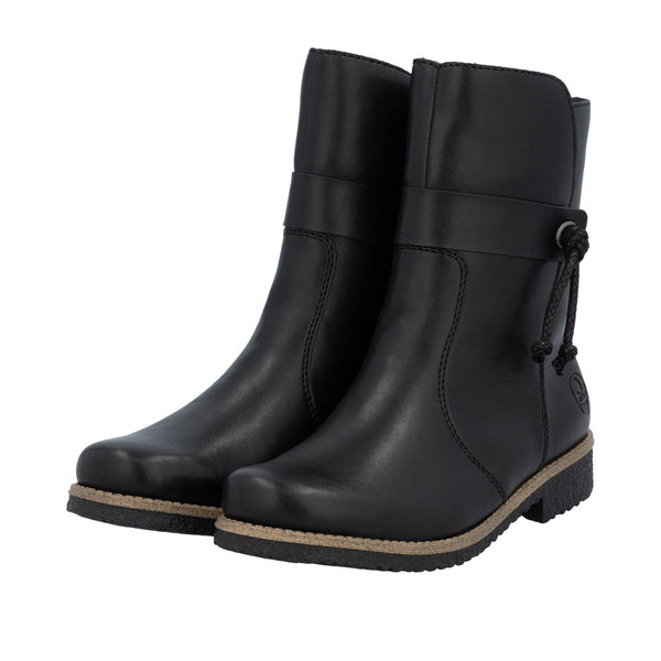 Rieker Foret Damestøvle Sort – 73551-00