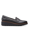 Clarks Damesko Sort Loafer med Kilesål – CL26156816