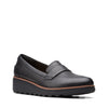 Clarks Damesko Sort Loafer med Kilesål – CL26156816