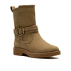 Clarks Damestøvle Sand Ruskind med Spænde – CL26182890