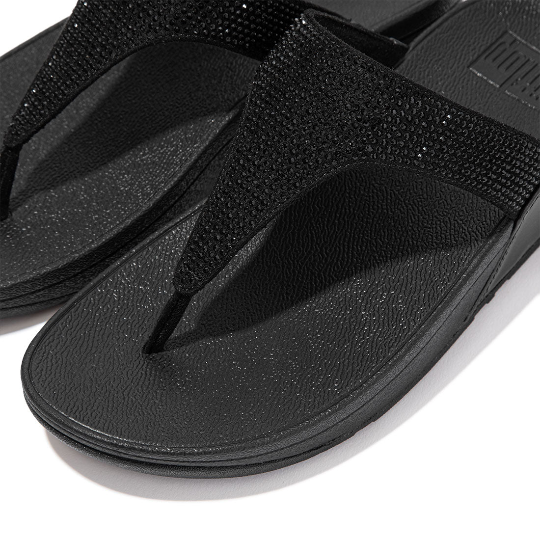 FITFLOP sort sandal med rem,