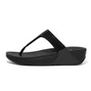 FITFLOP sort crystal tå sandal,