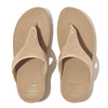 FITFLOP beige/rosa crystaltå sandal,