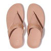 FITFLOP rosa skind sandal med detajler,