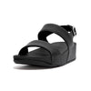 FITFLOP sort skind sandal med bagrem,