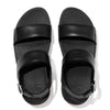 FITFLOP sort skind sandal med bagrem,