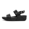 FITFLOP sort skind sandal med bagrem,