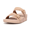 FITFLOP rosa sandal/slipper med to remme,