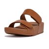 FITFLOP natur skind sandal med velfroremme,