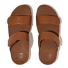 FITFLOP natur skind sandal med velfroremme,