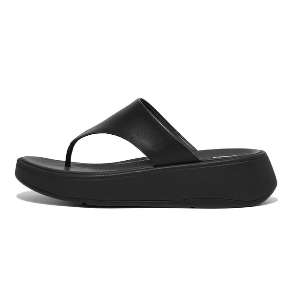 FITFLOP sort skind sandal med technology sål,