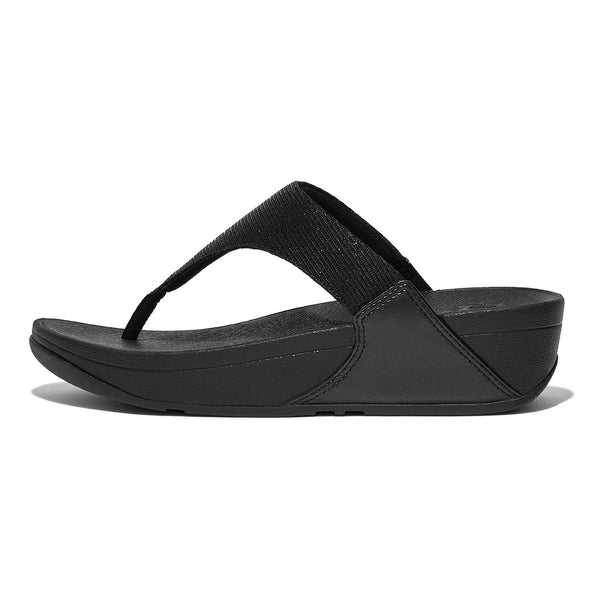 FITFLOP sort sandal med tå-rem,