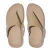 FITFLOP beige sandal med tå-rem,