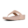 FITFLOP rosa skind sandal med tå rem,