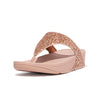 FITFLOP rosa glimmer sandamed tå rem,