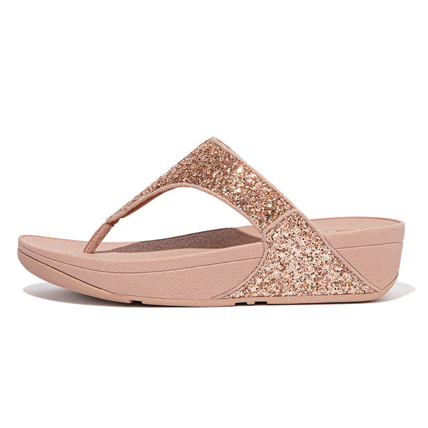 FITFLOP rosa glimmer sandamed tå rem,