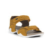 GREEN COMFORT gul sandal med velcroremme,