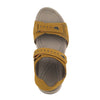 GREEN COMFORT gul sandal med velcroremme,
