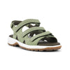 GREEN COMFORT 'camino' olivegrønnubuck sandal,