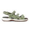 GREEN COMFORT 'camino' olivegrønnubuck sandal,