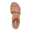 GREEN COMFORT rosa skind sandal med blød sål,