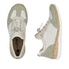 Rieker N4260-80 Beige – Let og komfortabel damesko til hverdagsbrug