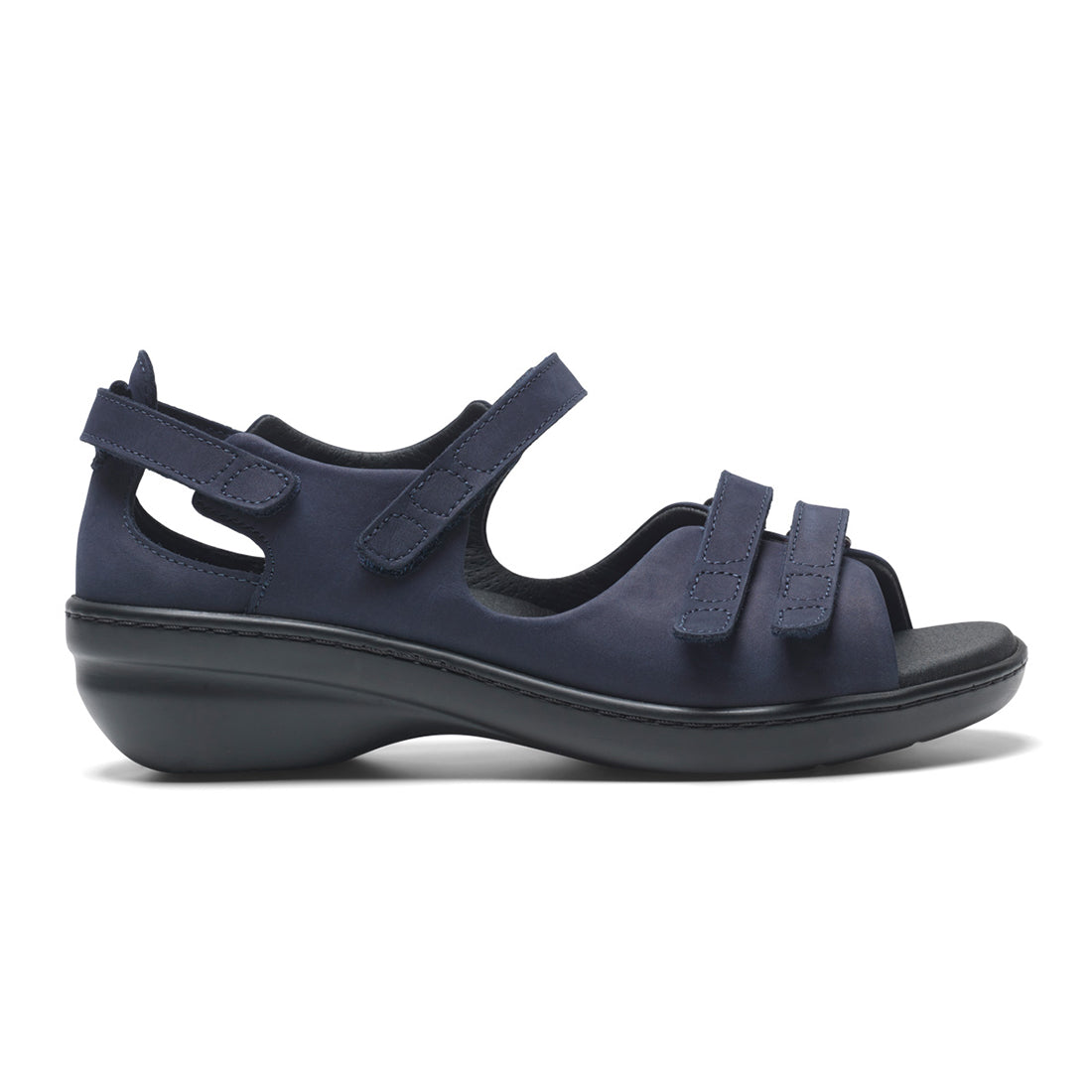 færge delikatesse største NEW FEET blå nubuck sandal med udtagelig sål,