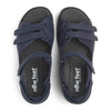 NEW FEET blå nubuck sandal med udtagelig sål,