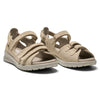 NEW FEET sand nubuck sandal m lukket hælkappe,