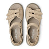 NEW FEET sand nubuck sandal m lukket hælkappe,