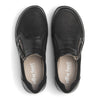 NEW FEET sort loafer med lynlås og elastik,