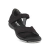 NEW FEET sort nubuck sandal m lukket bagkappe,