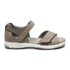 NEW FEET sand nubuck sandal m lukket bagkappe,