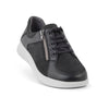 NEW FEET sort sneaker m. stretch og lynlås,