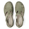 NEW FEET grøn lukket sandalmed velcro,