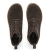 NEW FEET mørkebrun skind støvle med foer,