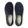 NEW FEET blå loafer ruskindmed elastik,