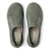 NEW FEET grøn loafer nubuckmed elastik,