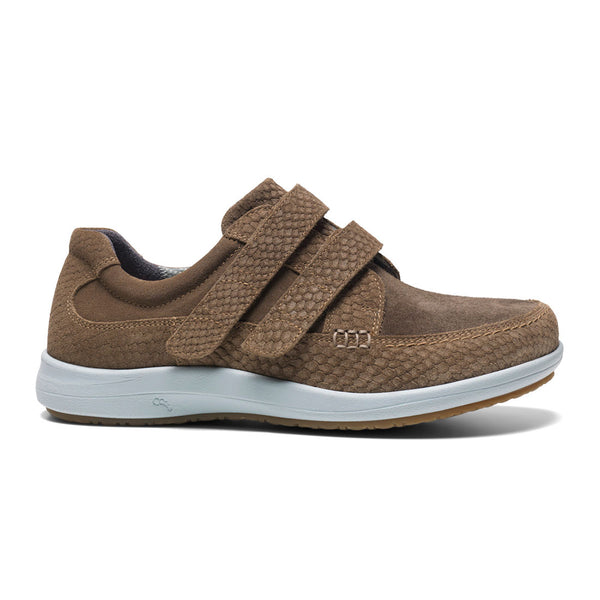 NEW FEET sand nubuck med velcro,