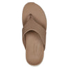 SKECHERS beige sandal med Arch Fit,